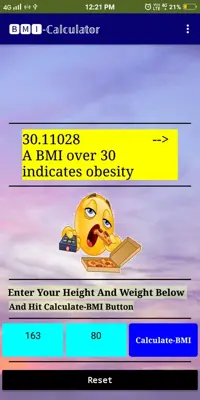 BMI-Calculator | Body mass Index Calculator For fr android App screenshot 0