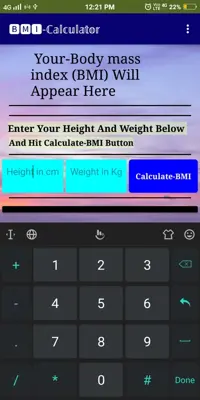 BMI-Calculator | Body mass Index Calculator For fr android App screenshot 4